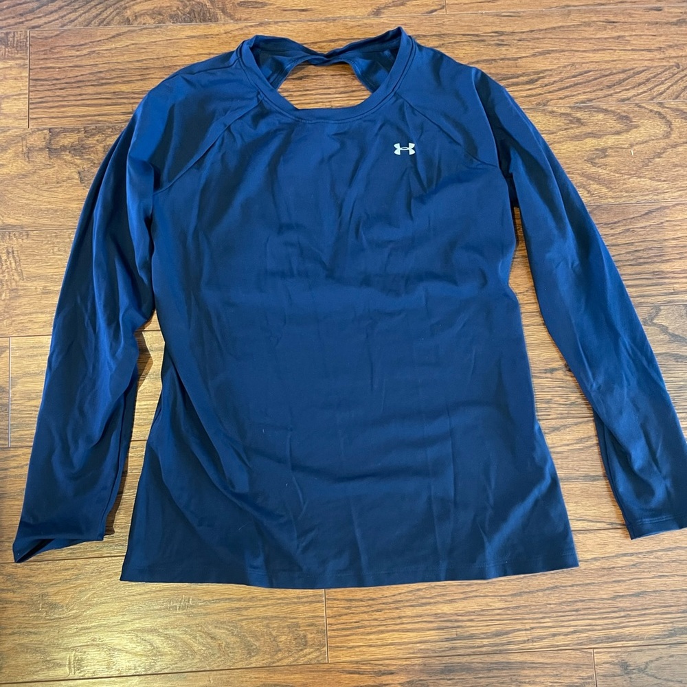 Under Amour Navy Open back shirt